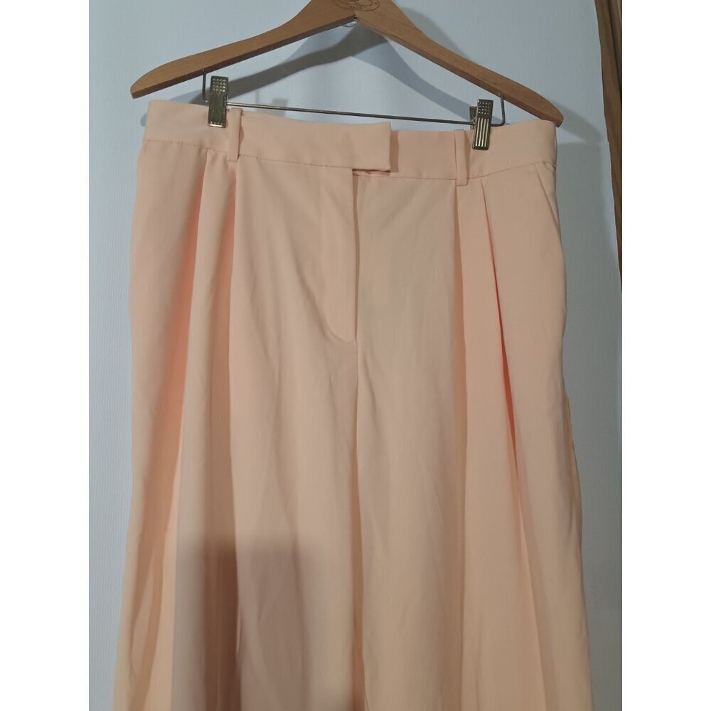 H & M Peach Blush Color Size 12 Stretch Dress Slacks 32 x 27 - Picture 9 of 9